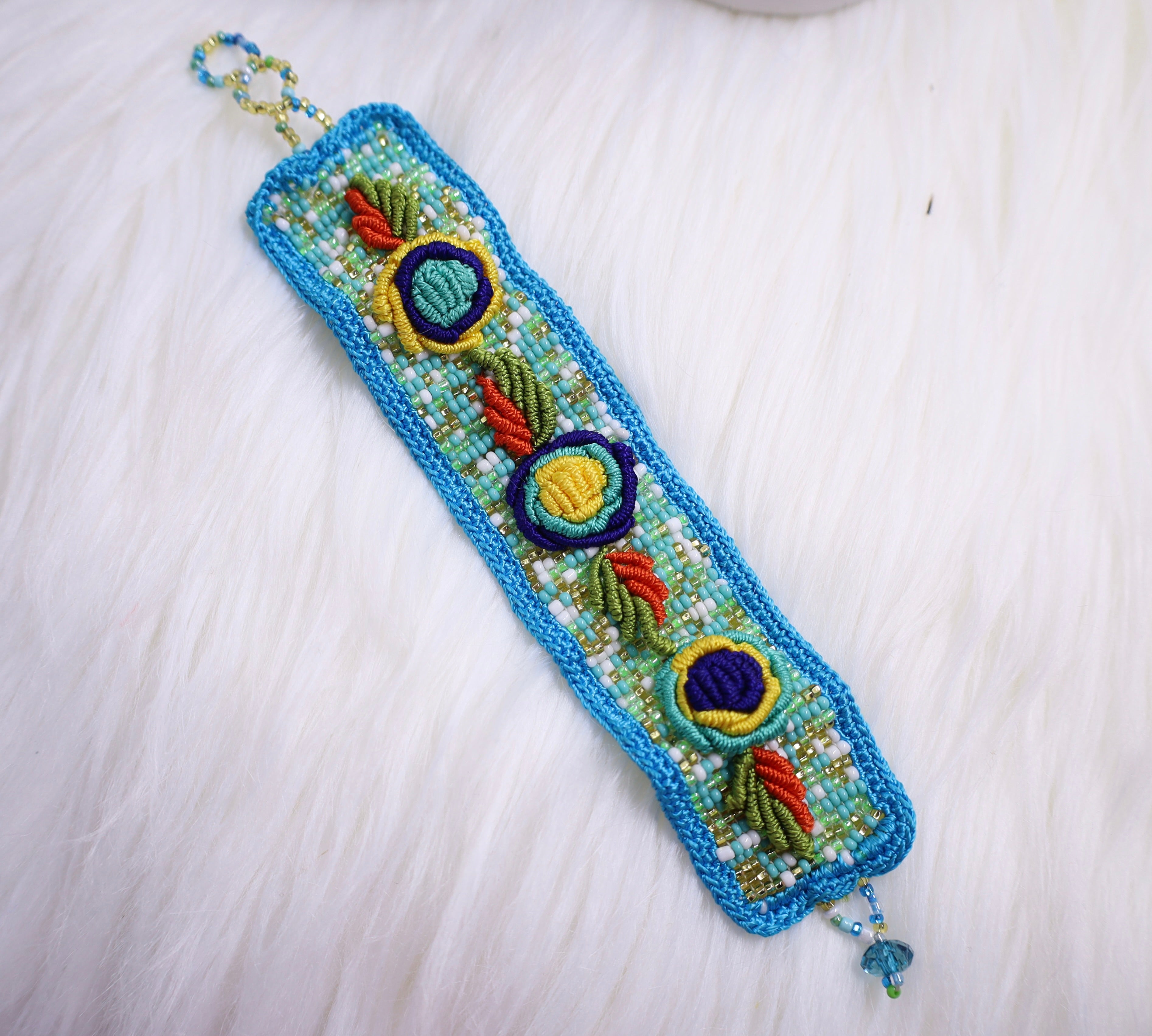 Chaquira Embroidered Bracelet