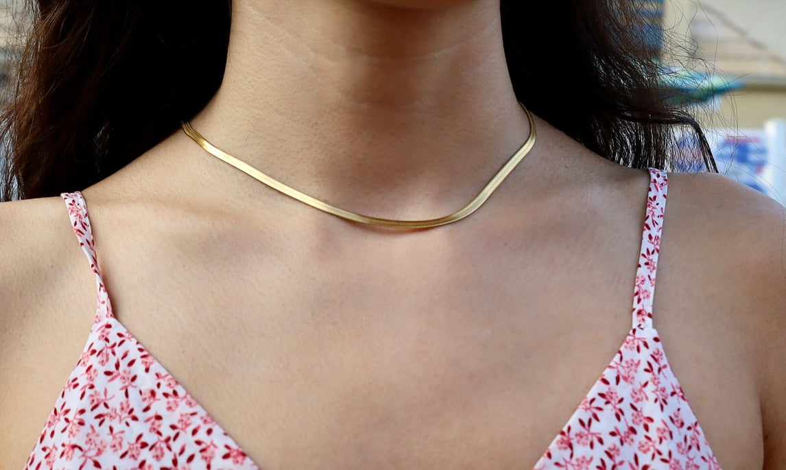 Herringbone Chain Necklace