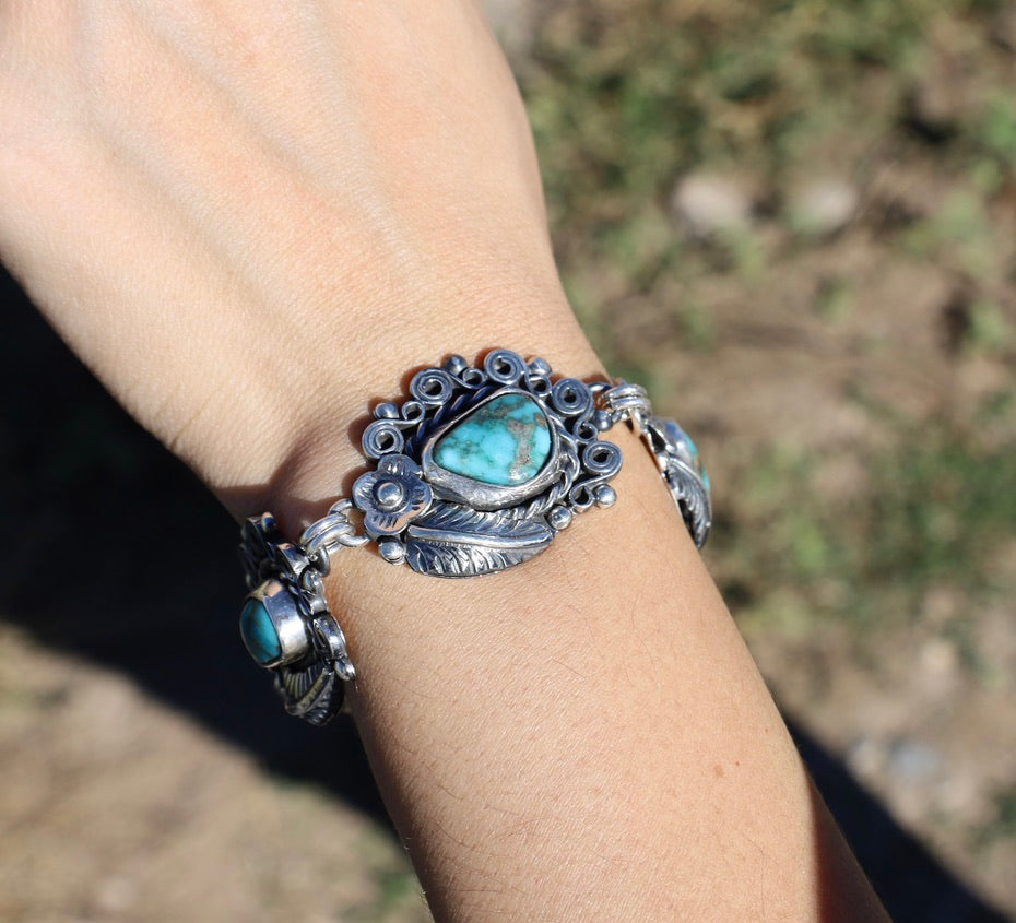 Navajo Style Turquoise Bracelet