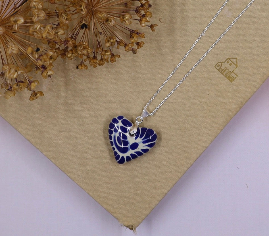 Talavera Heart Necklace