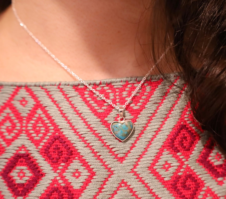 Turquoise Heart Necklace