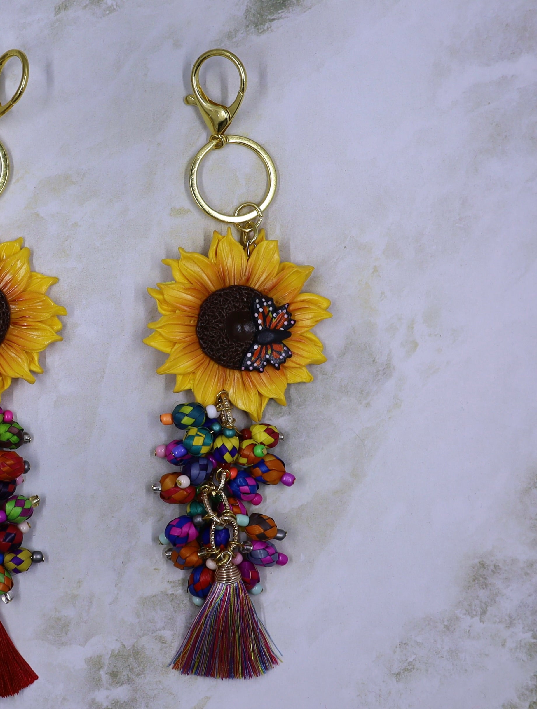 Sunflower Keychain