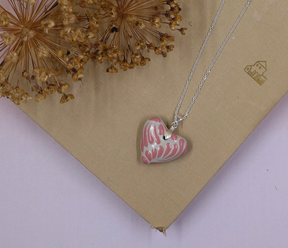 Talavera Heart Necklace