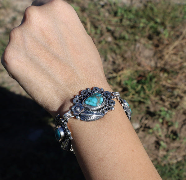 Navajo Style Turquoise Bracelet