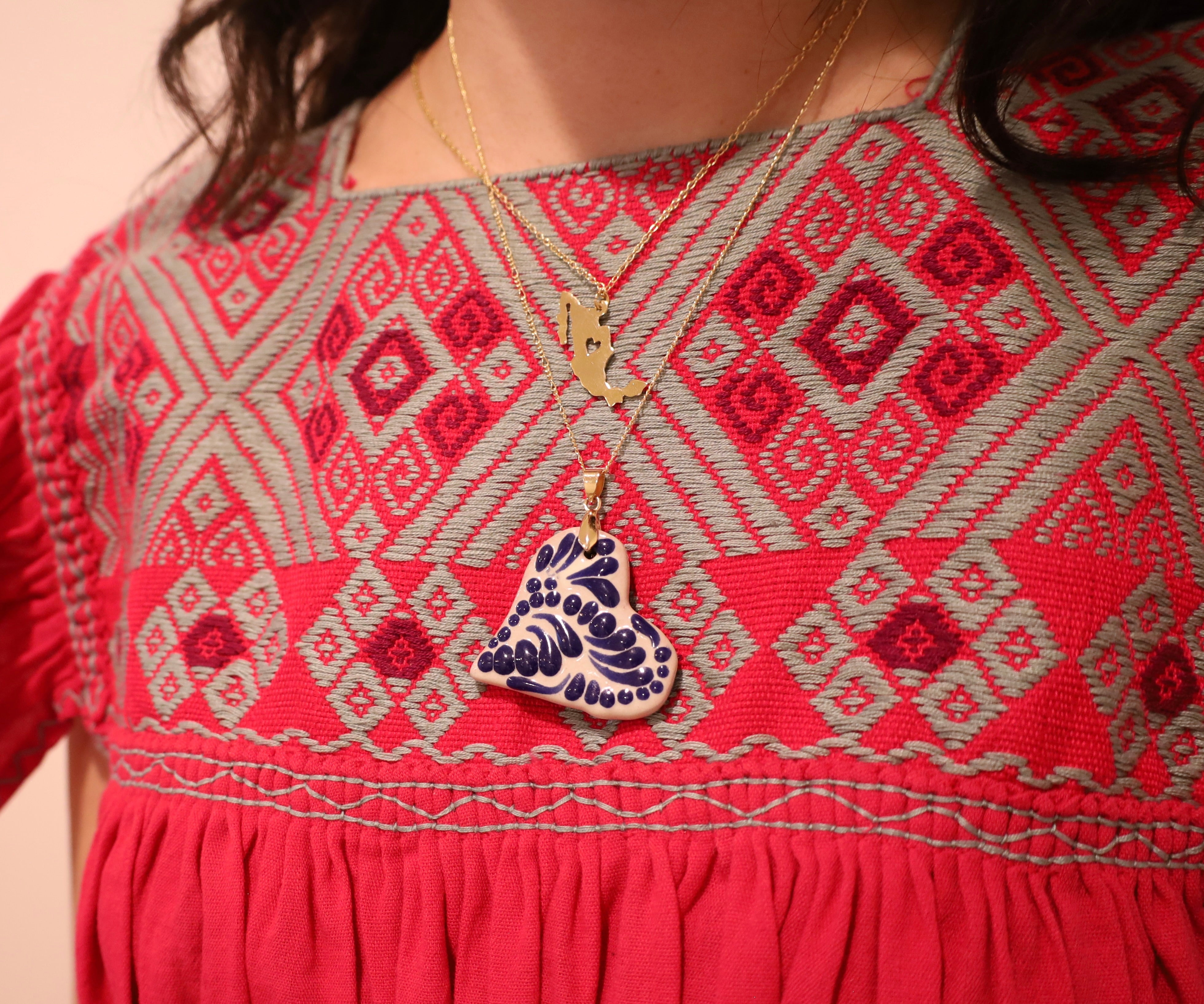 Camila Heart Talavera Necklace