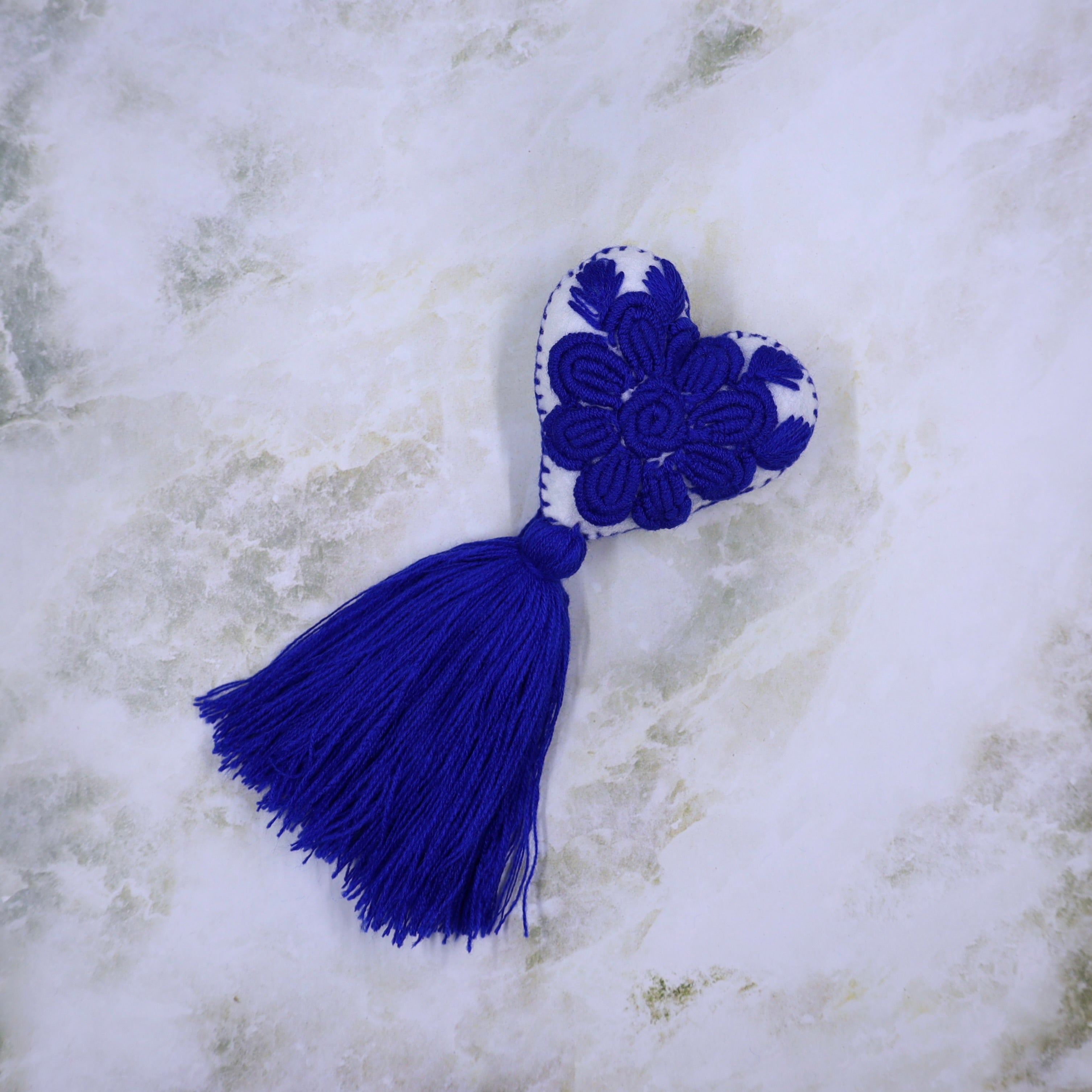 Talavera Heart Tassel