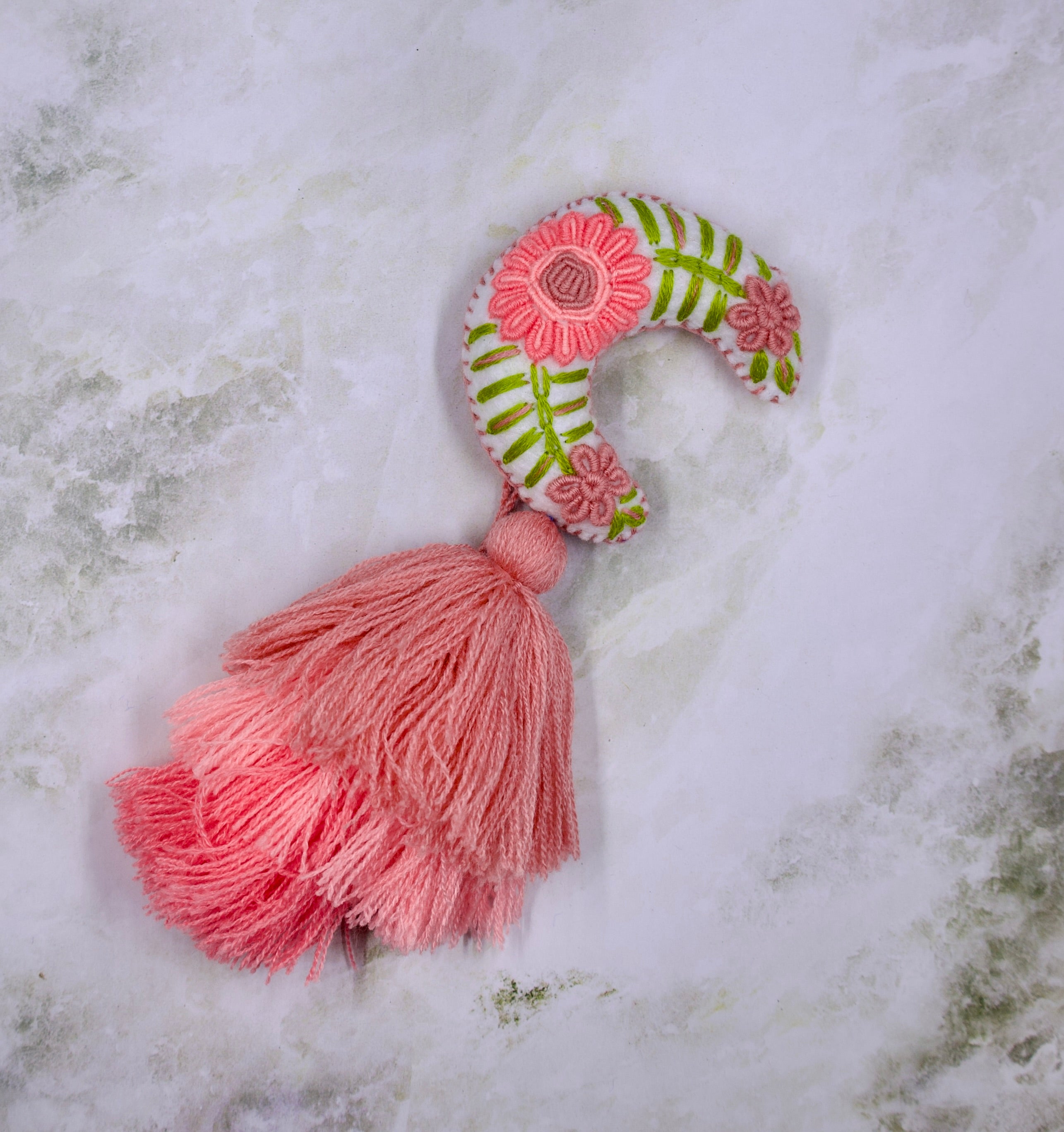 Moon with Flower and Tassle