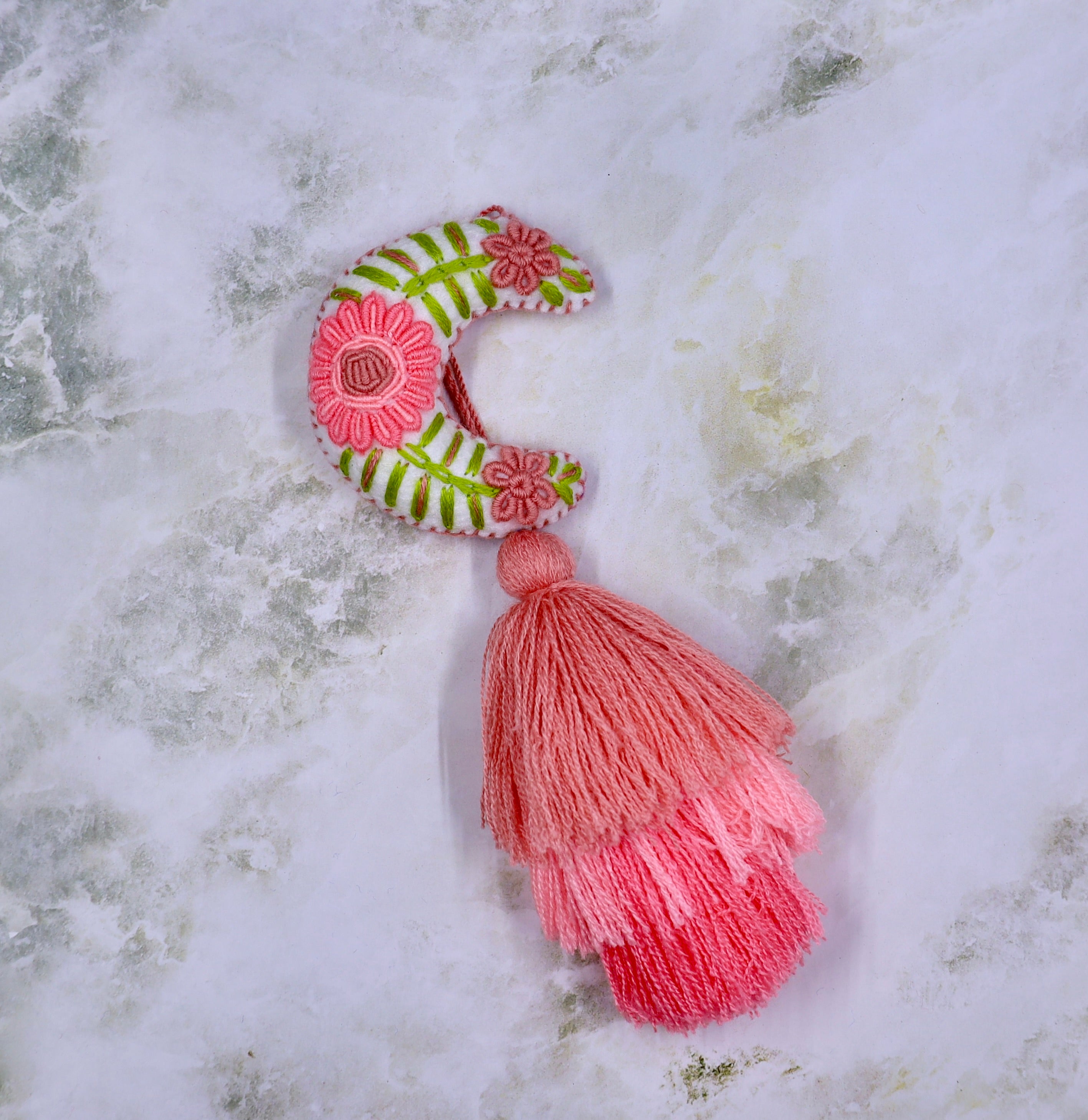 Moon with Flower and Tassle