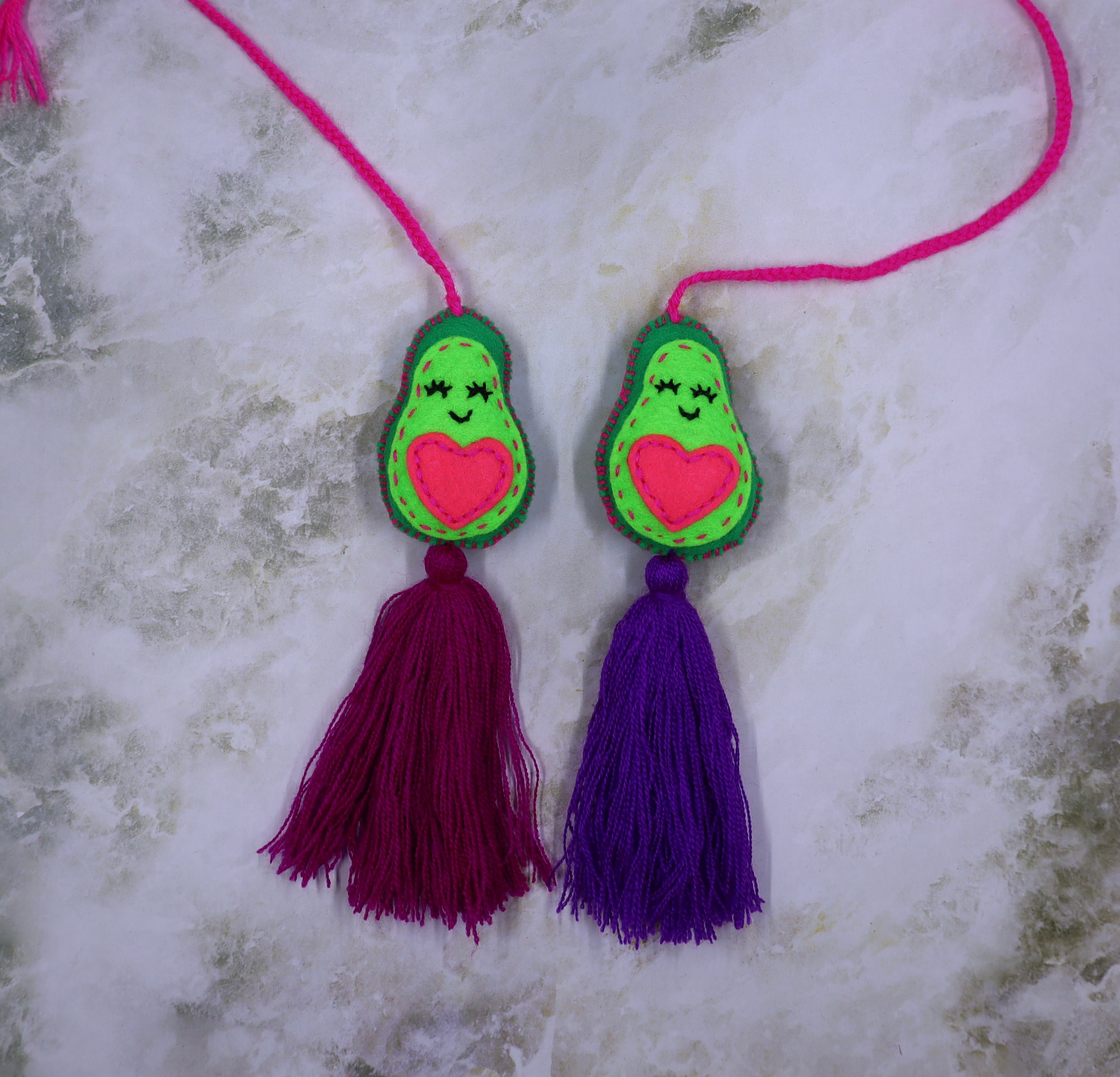 Avocado Pom Pom Tassel