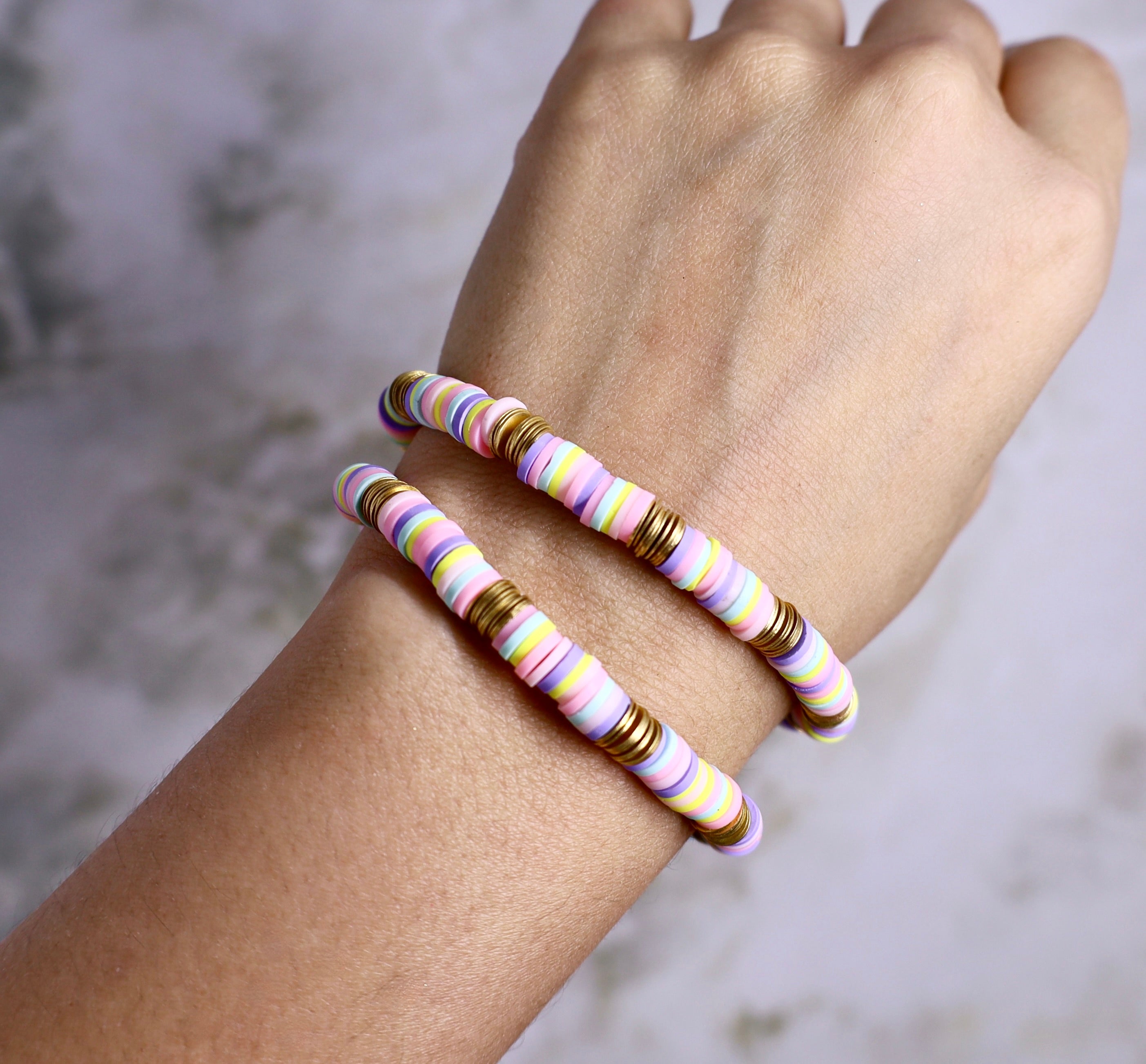 Heishi Spring Bracelet