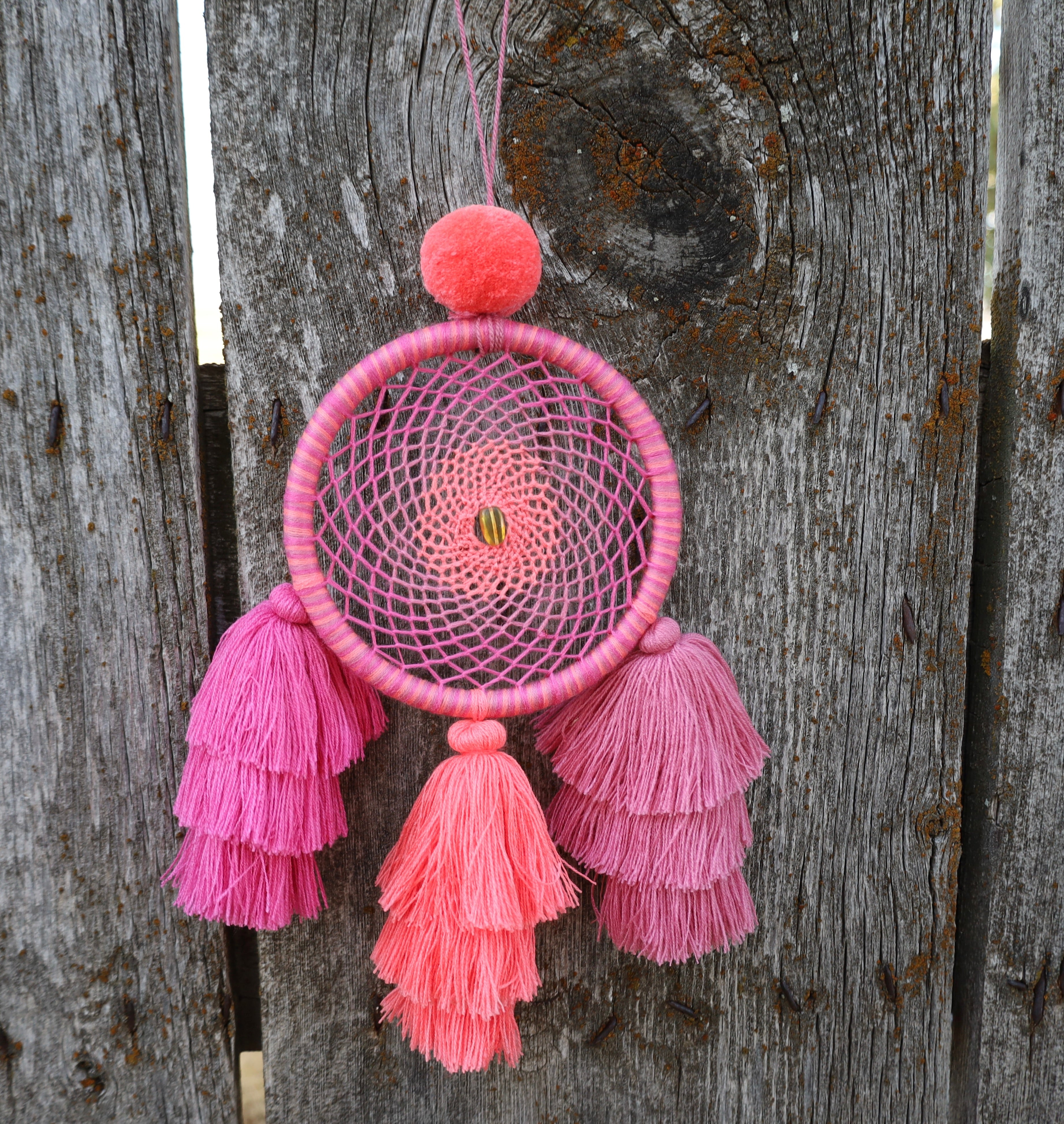 Medium Single Bead Dream Catcher