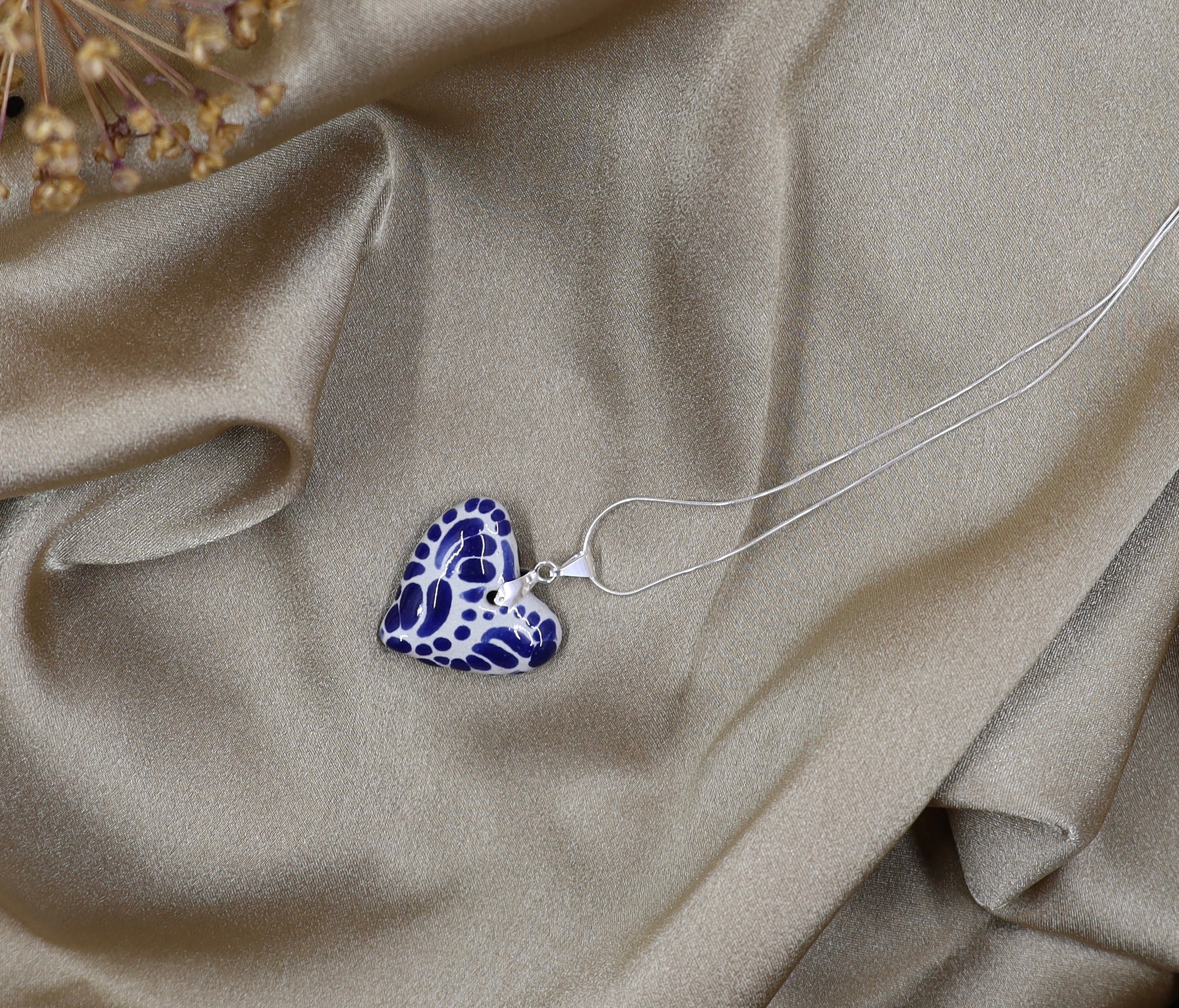 Talavera Heart Necklace